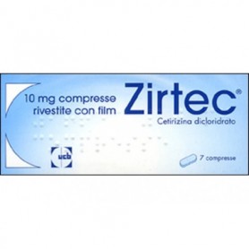 Zirtec 7 compresse rivestite 10mg Allergia Rinite allergica