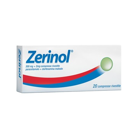 Zerinol*20cpr Riv 300mg+2mg