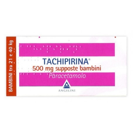 Tachipirina Bambini 10 supposte 500mg Febbre Dolori