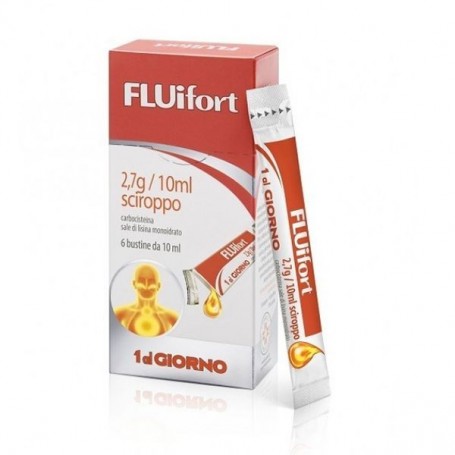 Fluifort sciroppo 6 buste 2,7g/10ml