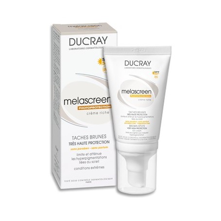 Ducray Melascreen Uv Crema Ricca 40ml Antimacchie SPF 50+