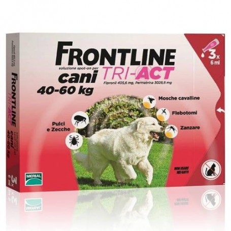 Frontline Tri-act*3pip 6ml Cani 40-60kg