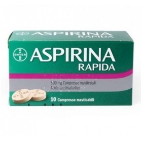 Aspirina Rapida 10 compresse masticabili 500mg Bayer