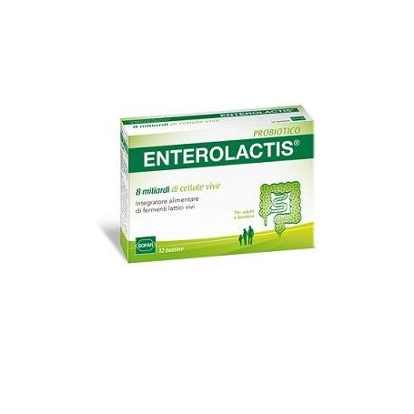 Enterolactis 12 buste Sofar fermenti lattici probiotici