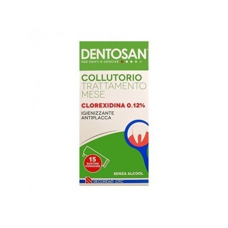 Dentosan Collutorio Monodose 0,12% 15 buste