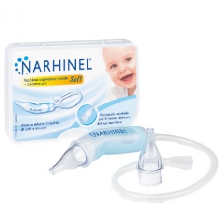 Narhinel Aspiratatore Nasale Soft + 2 ricariche Igiene Nasino