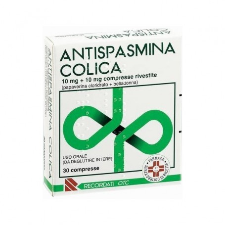 Antispasmina Colica 30 compresse rivestite Coliche e Spasmi Addominali