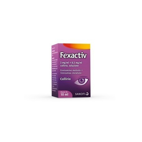 Fexactiv collirio 1fl 10ml Congiuntivite Allergica Occhi