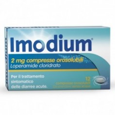 Imodium 12 compresse Orosolubili 2mg Diarrea