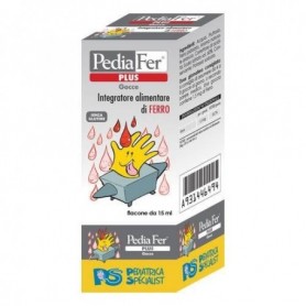 Pediafer Plus Gocce 15ml Integratore di Ferro per Bambini