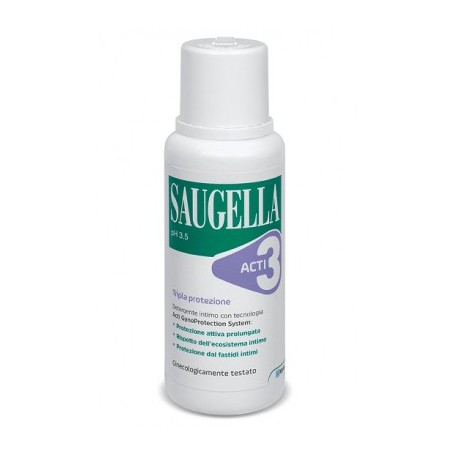 Saugella Acti3 Detergente Intimo 250ml tripla protezione