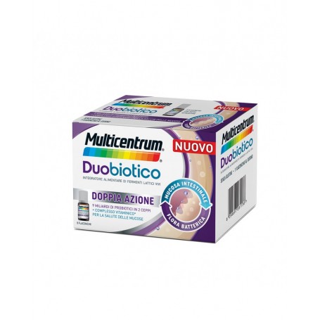 Multicentrum Duobiotico 8 fiale Fermenti Lattici e Vitamine