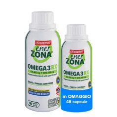 Enerzona Omega 3 Rx 120 + 48 Capsule OMAGGIO Colesterolo e Trigliceridi