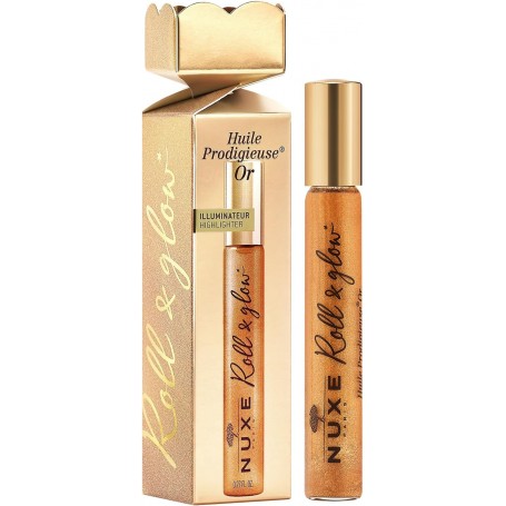 Mini Cracker Huile Prodigieuse Or Roll & Glow Nuxe