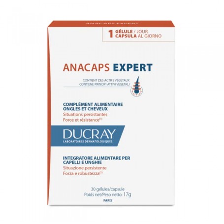 Integratore capelli pacco triplo Anacaps Expert 3x30 capsule Ducray