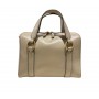 Borsa a mano con tracolla in pelle color panna 04181601 The Bridge