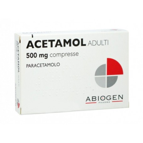 Acetamol Adulti 20 compresse 500mg